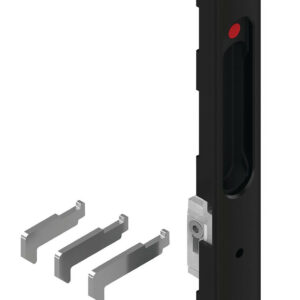Kit fermeture simple SILENA noir RAL9005 LA CROISEE DS DS8298-013