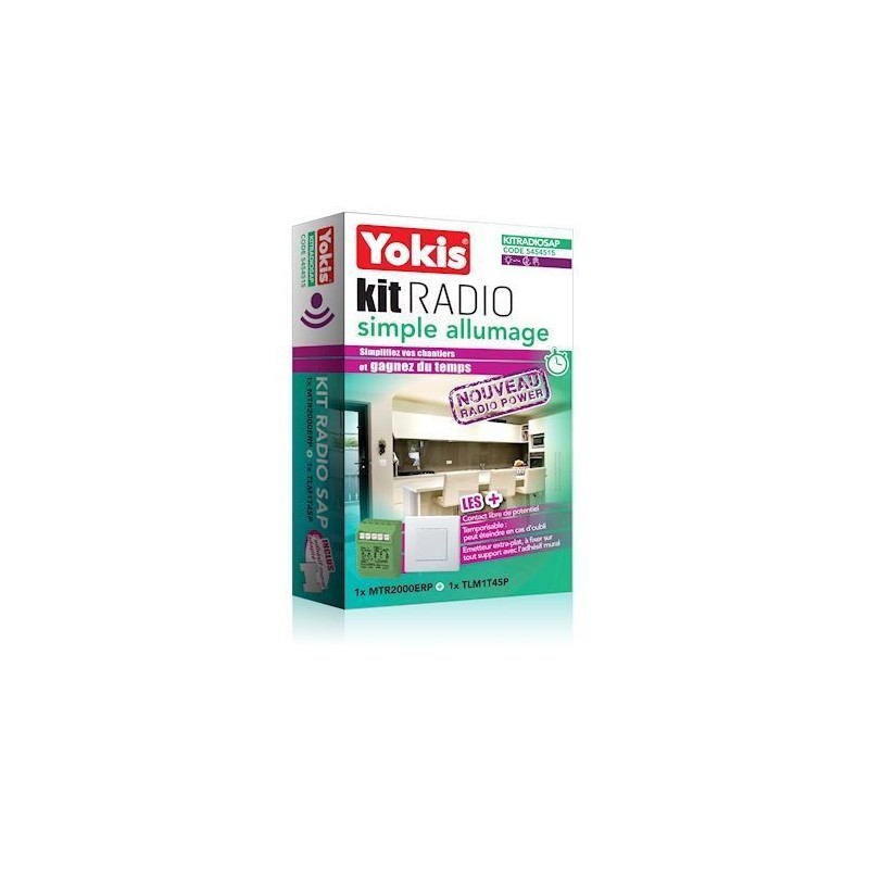 Kit radio simple allumage power YOKIS KITRADIOSAP