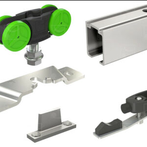 Kit rail alu 190 cm + garniture 40 kg MANTION MA40B-190