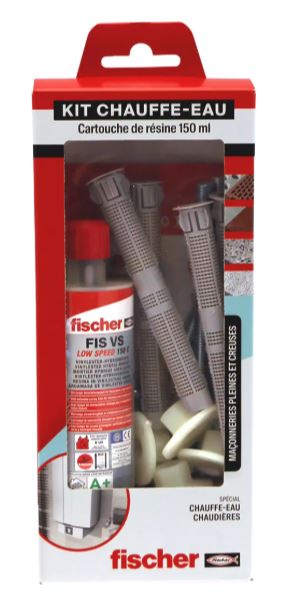 Kit scellement chimique spécial chauffe-eau 150 ml FISCHER 26375