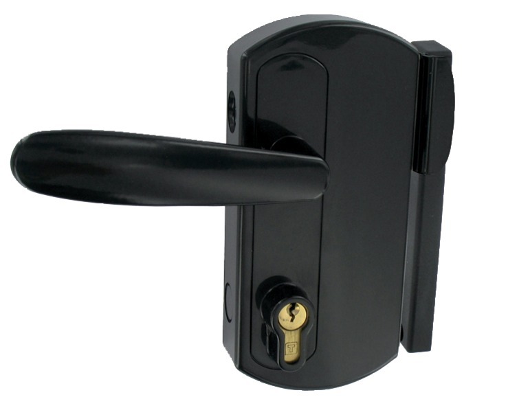Kit serrure en applique à pêne rentrant MODULOX noir TIRARD WE592206