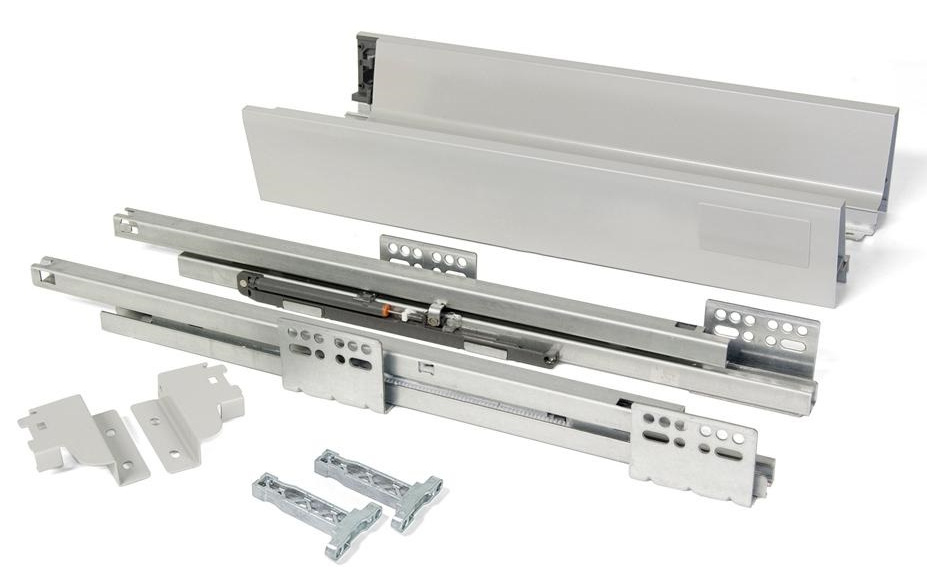 Kit tiroir vantage complet hauteur 83 mm longueur 270 mm gris EMUCA 3015125