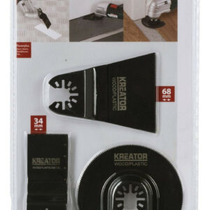 3 Lames pour outil oscillant multifonctions