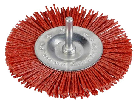 Brosse métallique rotative corindon plate Ø 100 mm