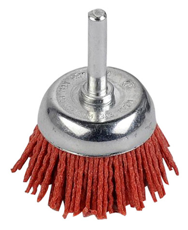 Brosse métallique rotative corindon soucoupe Ø 50 mm