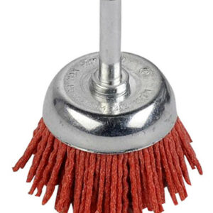 Brosse métallique rotative corindon soucoupe Ø 75 mm