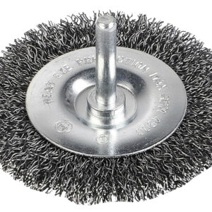 Brosse métallique rotative plate Ø 75 mm