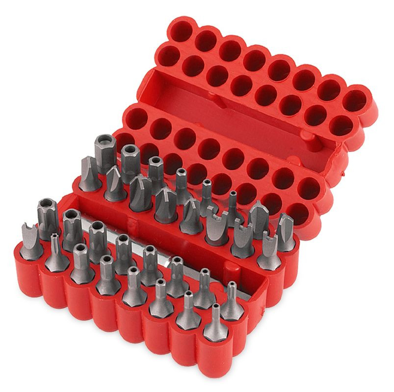 Coffret 33 pièces - 32 embouts + porte embouts