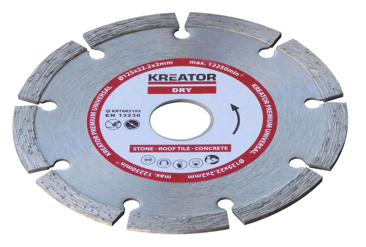 Disque diamant béton, pierre - Alésage 22,2 mm 1 disque 115 mm 1,9 mm