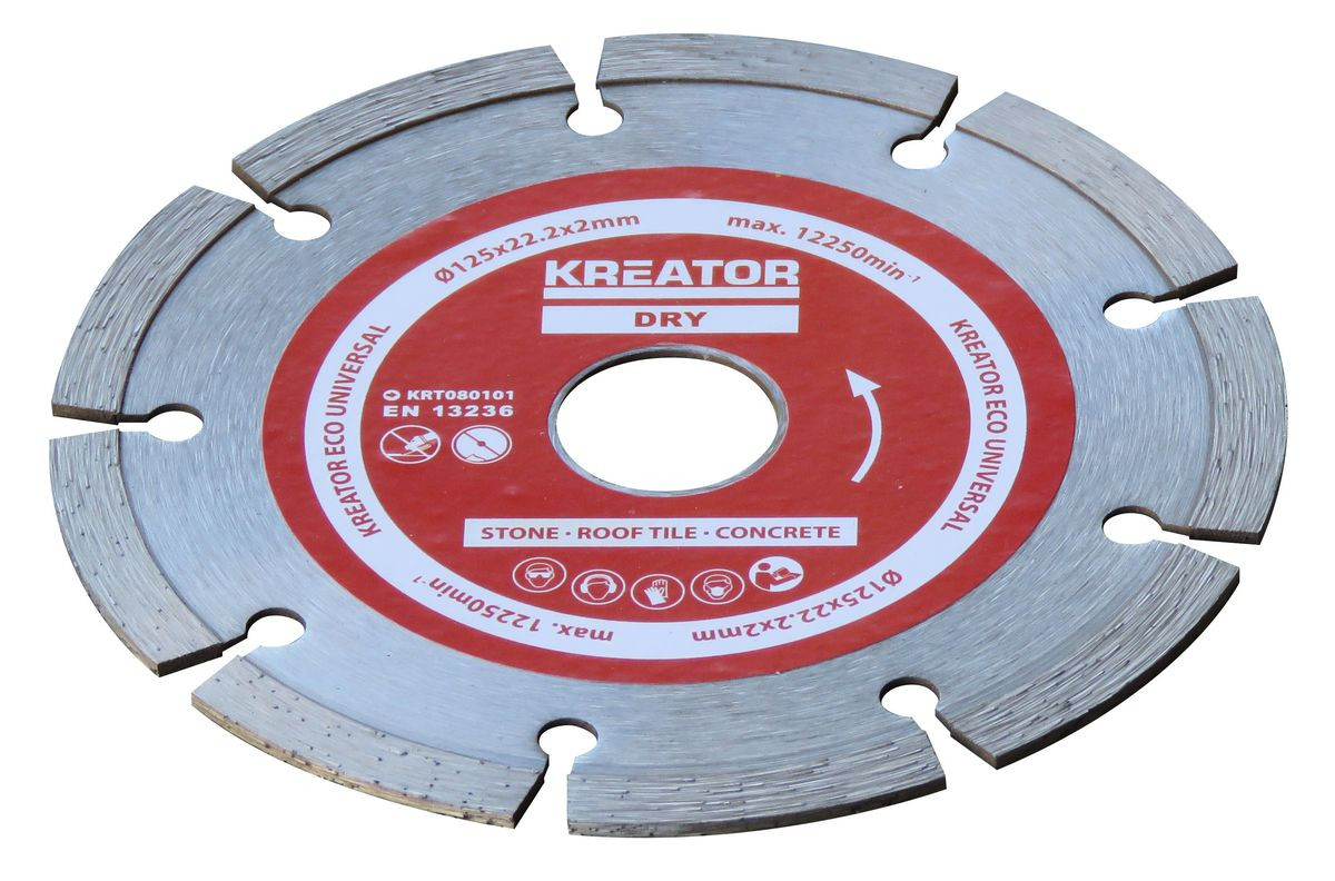 Disque diamant maçonnerie - promo - Alésage 22,2 mm 3 disques 125 mm 2,0 mm