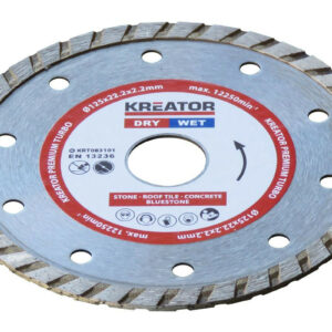 Disque diamant universels turbo - Alésage 22,2 mm 1 disque 125 mm 2,2 mm
