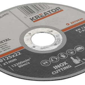 Disques à tronçonner - inox - Ø 115 x 1 mm - 6 pièces