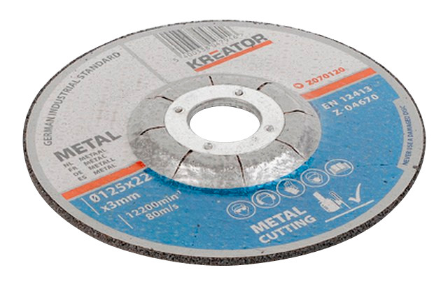 Disques à tronçonner - métaux - Ø 125 x 2,5 mm - 6 pièces