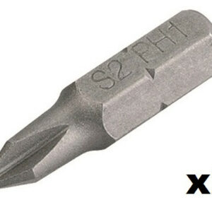 Embout de vissage Cruciforme n°2 (25mm) - 2 pièces