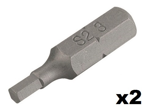 Embout de vissage hexagonal n°4 (25mm) - 2 pièces