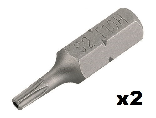 Embout de vissage Torx Tamper T40 (25mm) - 2 pièces