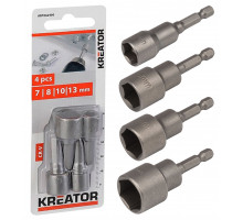 Embouts a douille magnetique 4 douilles 13 / 15 / 17 / 19 mm