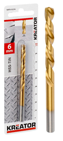 Foret métaux en titane HSS Ø 3,5x70mm