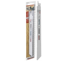 Lames de scie sabre bi-metal pour bois et metaux 2 lames 225 mm 10 / 14 tpi (2,5 / 1,8 mm)