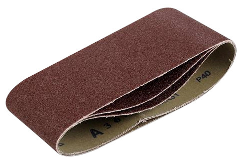 Lot de 3 bandes de ponçage - grain 120 - 100 x 610 mm