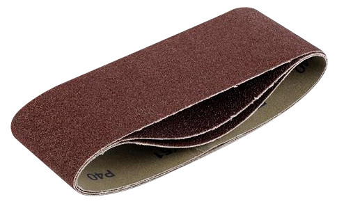 Lot de 3 bandes de ponçage - grain 120 - 75 x 457 mm