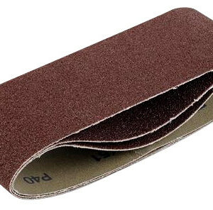 Lot de 3 bandes de ponçage - grain 40 - 75 x 457 mm