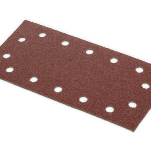 Lot de 5 patins auto-agrippants perforés (oval) - grain 120 - 115 x 230 mm
