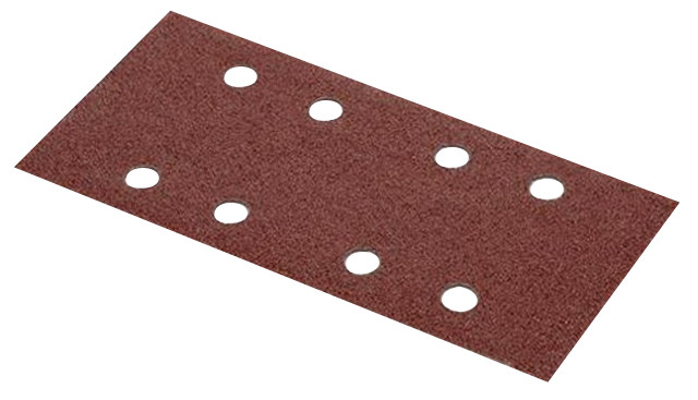 Lot de 5 patins auto-agrippants perforés (parrallèle) - grain 240 - 93 x 185 mm