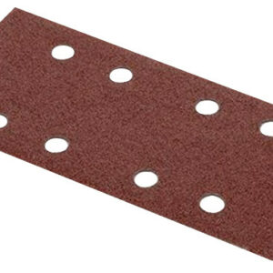 Lot de 5 patins auto-agrippants perforés (parrallèle) - grain 80 - 93 x 185 mm