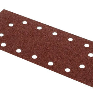 Lot de 5 patins perforés (oval) - grain 120 - 115 x 280 mm