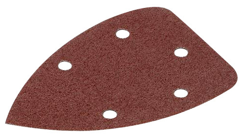 Lot de 5 patins triangulaires auto-agrippants - grain 120 - 140x140x80 mm