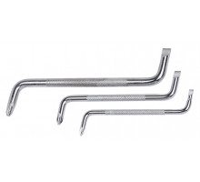 Tournevis coudes Jeu de 3 tournevis : Plat 3 - Pz0 / Plat 5 - Pz1 / Plat 6 - Pz2