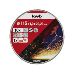 10 disques à tronçonner extra fins, 115x1,0mm