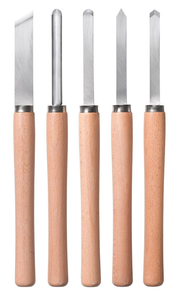 5 ciseaux pour tour à bois