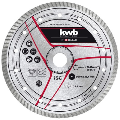 Disque Turbo diamanté 200x25,4 mm