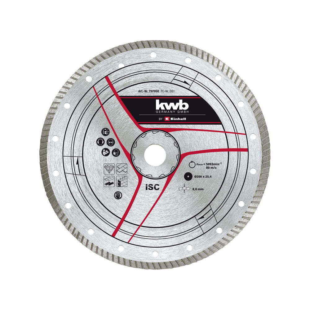 Disque Turbo diamanté 300x25,4 mm