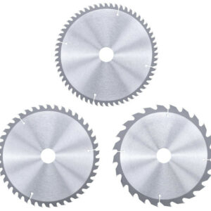 Jeu de 3 lames de scie 210 x 30 x 2,5 mm
