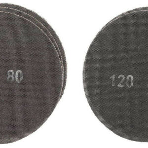 Jeu de 5 abrasifs pour ponceuse murale 225 mm, P80 et P120