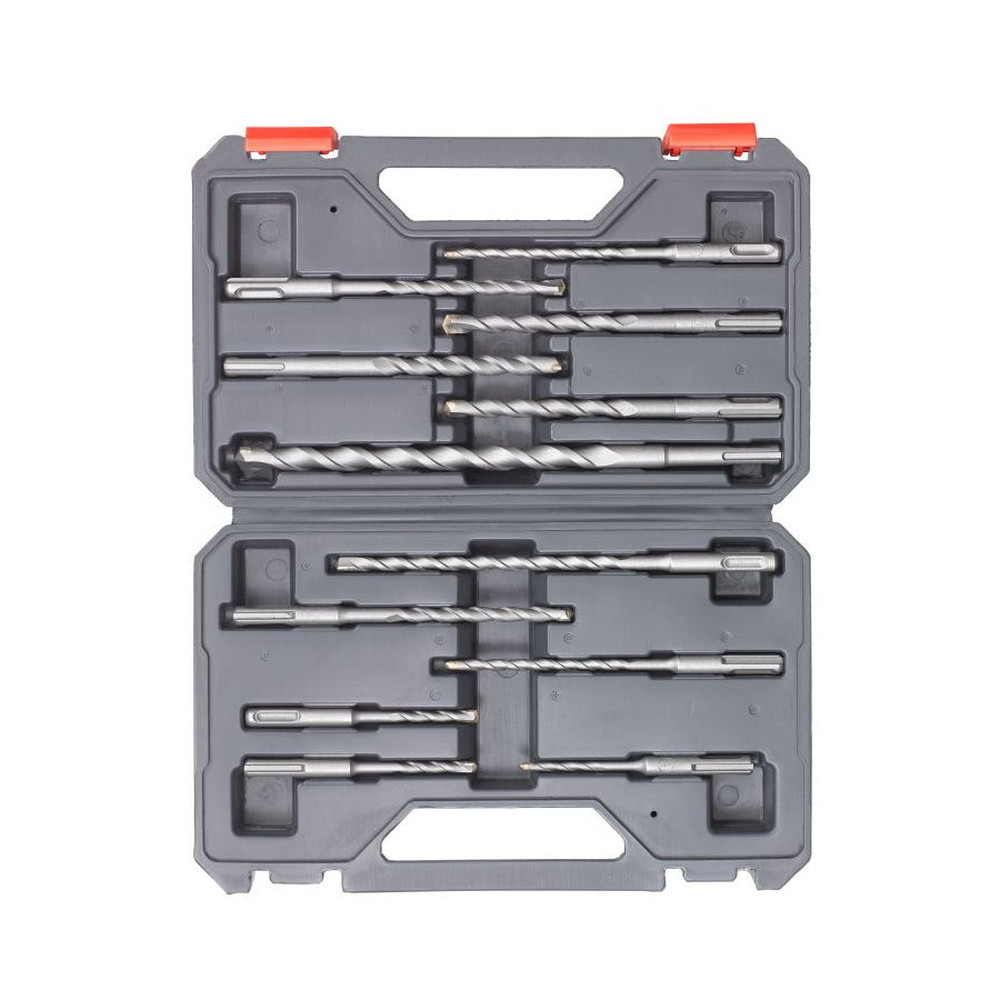 Set de 12 forêts pour marteau perforateur SDS-PLUS Drill