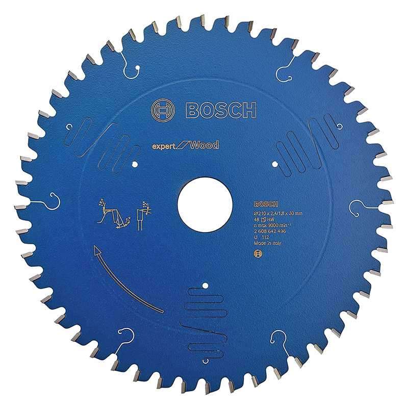 Lame BOSCH 2608642496tBois Ø 210 mm 48 dents pour Scie circulaire