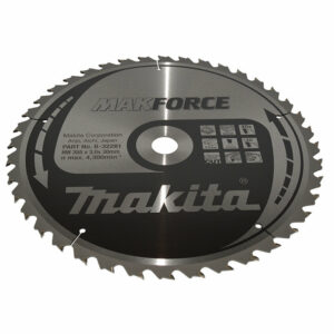 Lame carbure pour scie circulaire Makforce MAKITA B-32281 355x30mm, 40 dents, pour le bois