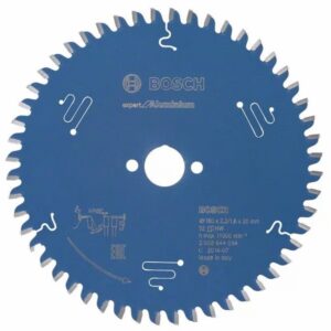 Lame de scie circulaire pour aluminium 160 x 20 x 1,6 mm 52 dents BOSCH EXPERT 2608644094