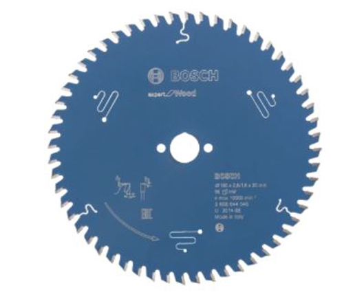 Lame de scie circulaire pour bois 190 x 30 x 1,6 mm 56 dents BOSCH EXPERT 2608644050
