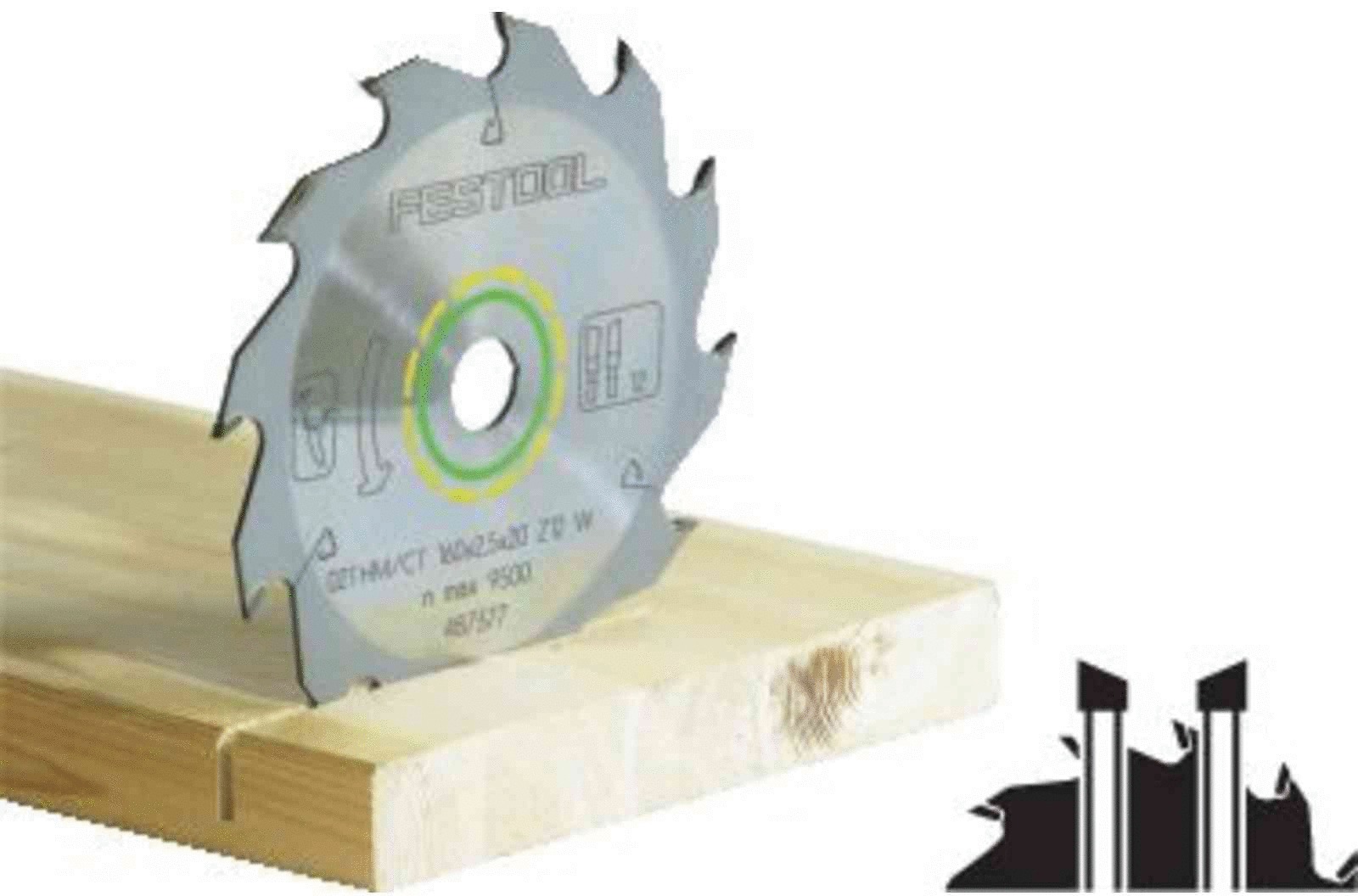 Lame de scie circulaire Wood Standard HW 210x2,6x30 W18 18 dents FESTOOL 493197