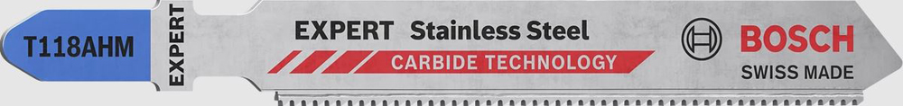 Lame de scie sauteuse Expert T 118 AHM for Stainless Steel pack de 03 BOSCH 2608900561