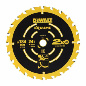Lame de scie circulaire ø184x16mm 24 dents DEWALT DT10302-QZ