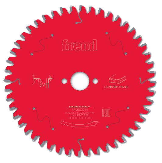 Lames de scie circulaire laminée pour scie plongeante sans-fil D165 mm BA FREUD F03FS09800