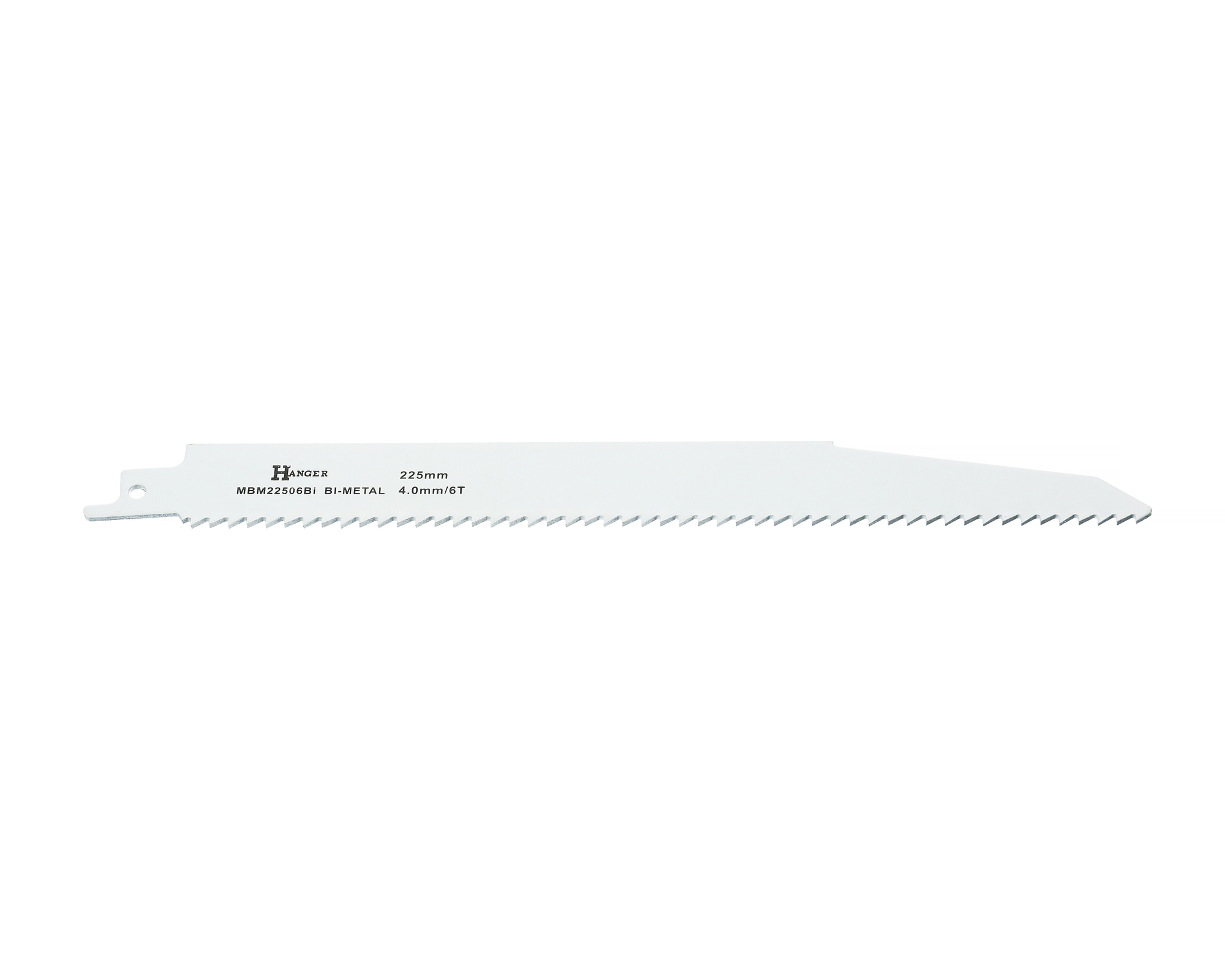 Lames de scie sabre MBM22506Bi L 225 mm pour bois et métal HANGER 150311