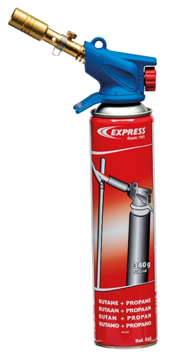 Lampe à souder avec lance et cartouche 555 EXPRESS 511