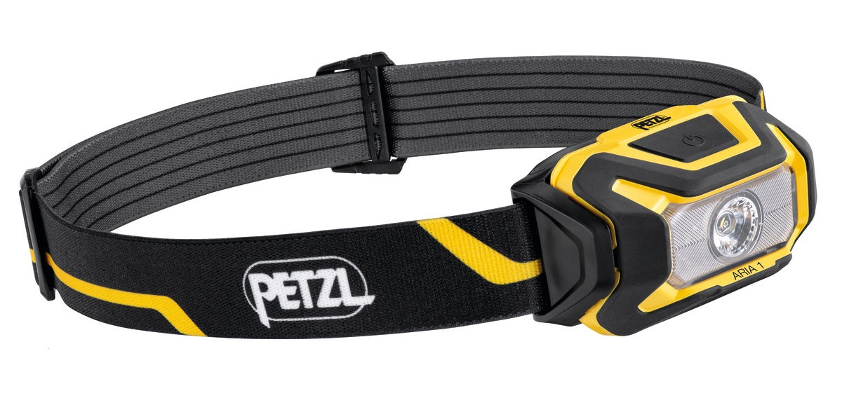 Lampe frontale Aria 1 noir - jaune + 3 piles AAA/LR03 PETZL E069AA00